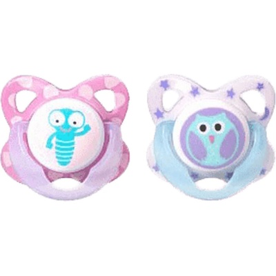 Tommee Tippee šidítko latex ortodontické Basic světle modrá 2 ks