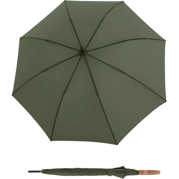 Knirps Timber Stick Automatic Olive