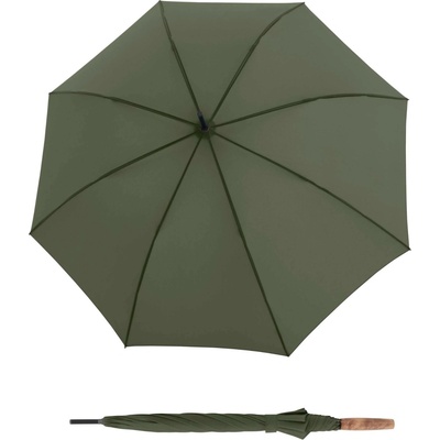 Knirps Timber Stick Automatic Olive