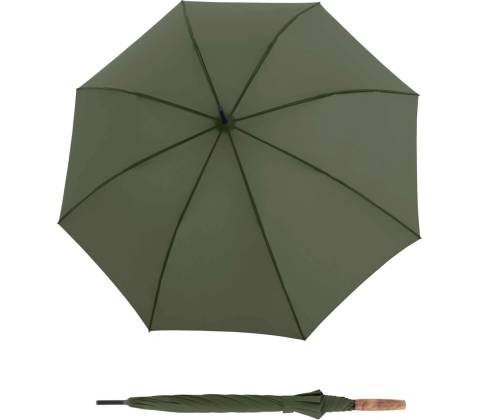 Knirps Timber Stick Automatic Olive