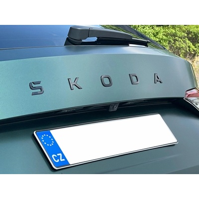 Zadní středový nápis ŠKODA černý lesk 3P0853687D 041 | Zboží Auto