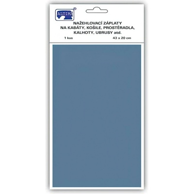 TextilCentrum.cz Altima Klasická nažehlovací záplata, textilní bavlněná s nánosem polyetylenu 731-50, světle modrá, 43x20cm