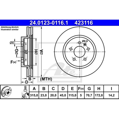 CONTINENTAL TEVES (ATE) 24.0123-0116.1