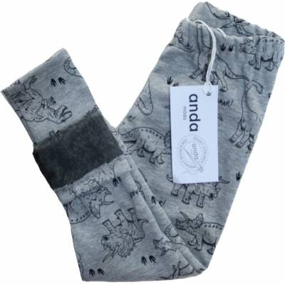 Andamoda Legíny s počesem warmkeeper dino na šedé melé