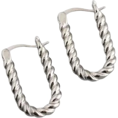 Silenti Jewelry Сребърни обеци "Уязвимост