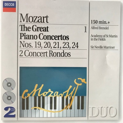 Mozart Wolfgang Amadeus - Great Piano Conc.1 CD