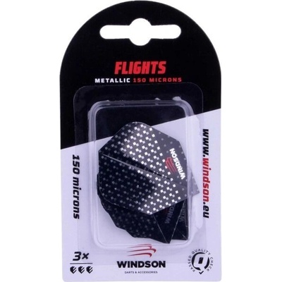 Windson CARBIDE Set troch letiek k šípkam, čierna