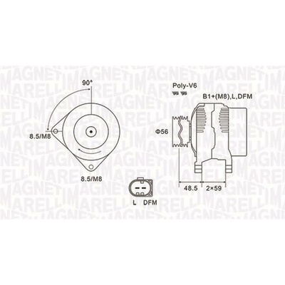 generátor MAGNETI MARELLI 063731644010