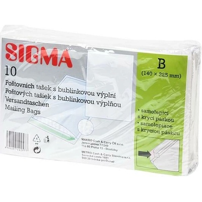 Sigma Obálka s bublinkovou výplní B, 140 x 225 mm 10ks