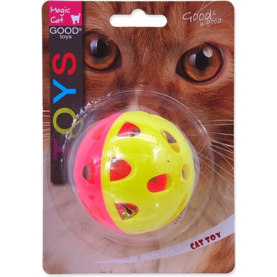 Magic Cat míček neon jumbo s rolničkou 6 cm