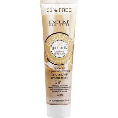 Eveline Cosmetics Glicerini krém na ruky a nechty s Kozím mlékem 100 ml