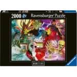 Ravensburger Пъзел Ravensburger от 2000 части - Класически чудовища (7012001341)