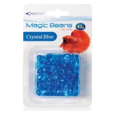 AquaSyncro Dekorační kamínky plastové modré 45 g