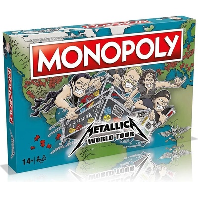 Winning Moves Настолна игра Monopoly Metallica World Tour