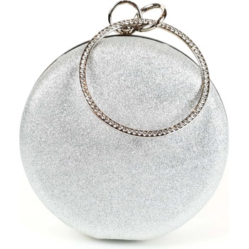 Image 1 of Сребърна кръгла абитуриентска чанта