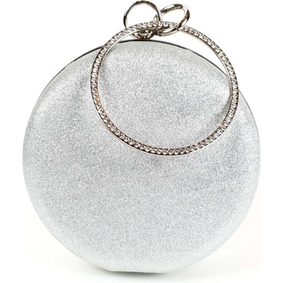 Сребърна кръгла абитуриентска чанта