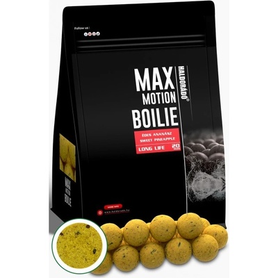 Haldorádó MAX MOTION Boilies Long Life 800g 20mm Sladký Ananás