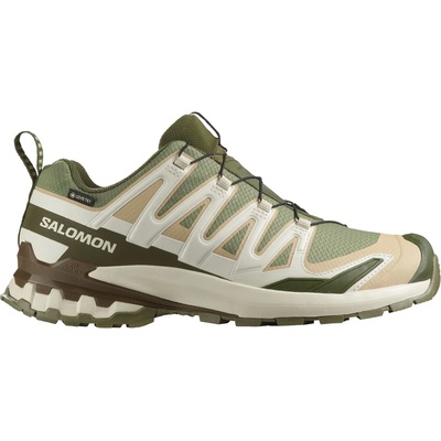 Salomon Мъжки мултиспорт обувки Salomon XA Pro 3D V9 GTX Multisport shoes - Deep Lichen Green / Safari / Dark Earth - размер 40 (EU) (022-0949-0911)