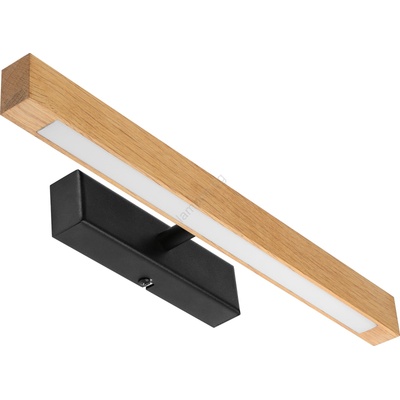 LAMKUR LED осветително тяло за картини VERDE LED/5, 5W/230V 3000K 46 cm дъб/черно (LA59501)