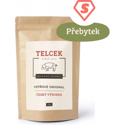 Telcek Vepřové chipsy originál 50 g