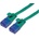 Roline VALUE 21.99. 2045 : : Кабел UTP Cat. 6a (Class EA), extra-flat, зелен, 5.0 м (21.99.2045)