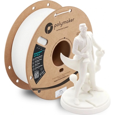 Polymaker HT-PLA-GF Biela / White 1,75mm 1 kg