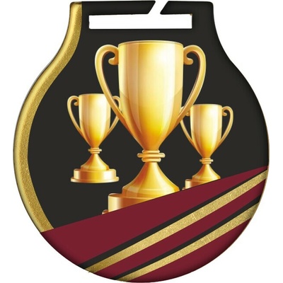 MC61/G/CUP Medaila Q-Medals pohár pr.50 mm hr.2 mm zlato zlato