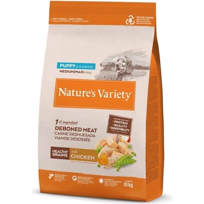 Nature s Variety Dog Healthy Grains Puppy Medium/Maxi Chicken 10 кг