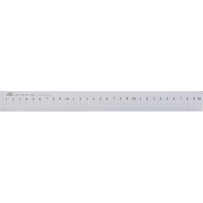 KINEX Линийка от неръждаема стомана K-MET 1012-07-030, DIN 866/B - 300x25x5 mm (KIN1012-07-030)
