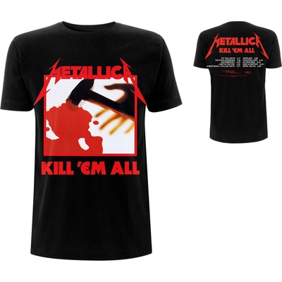 Metallica tričko Kill 'Em All Tracks čierne
