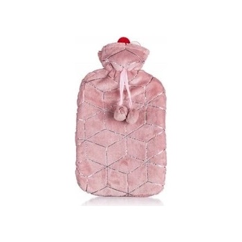 CALME Láhev zahřívací termofor CUBE 2 l, růžová