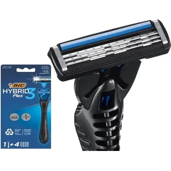 Image 1 of BIC СИСТЕМА flex3 hybrid БЛ1+4 НОЖЧЕТА bic (bic 921399)