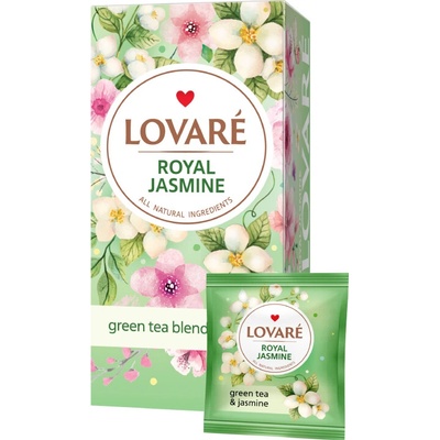 Lovaré Zelený čaj Royal Jasmine 24 x 1,5 g