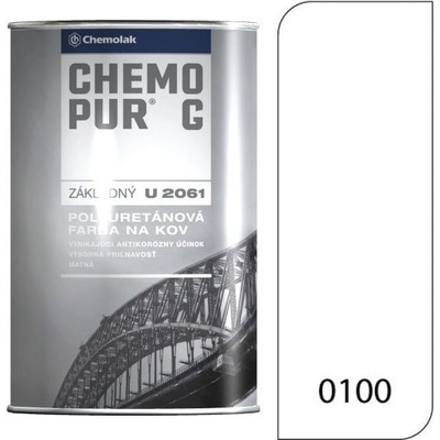 Chemolak U 2061 Chemopur G polyuretanová základní barva 0,8L 0100