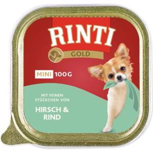 RINTI Купичка Rinti Gold Adult Mini елен и говеждо 100g (394-92023)
