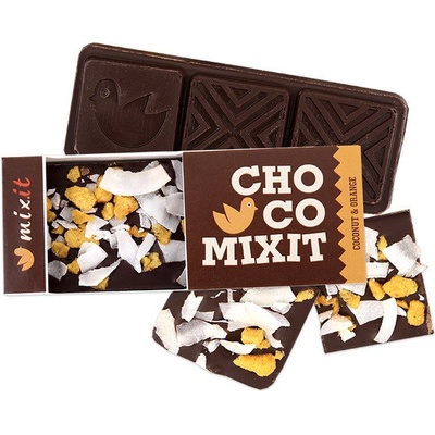 MIXIT horká čokoláda s kokosom a lyo pomarančom 50 g