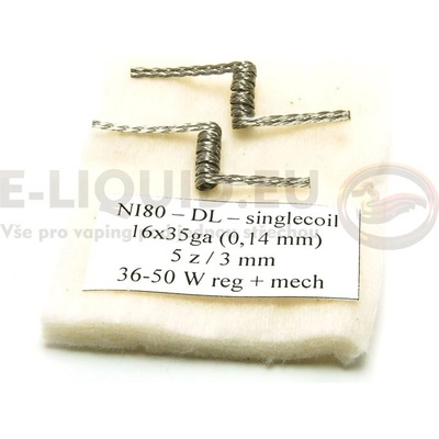 Braidman the Coilwaver NI80 DL singlecoil 16x35ga 2ks