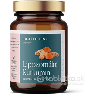 Health Link Lipozomálny Kurkumín 60 kapsúl