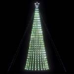 vidaXL LED коледна елха 1028 светодиода студено бяло 403 см (4016401)