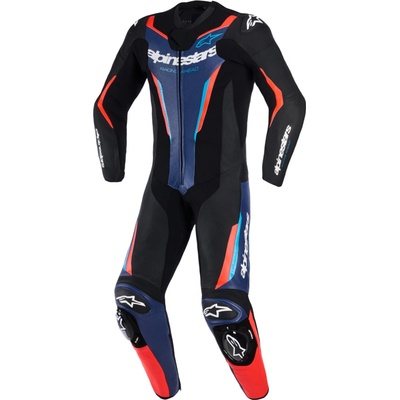 jednodielna kombinéza Alpinestars GP FORCE V2 čierna/modrá/červená