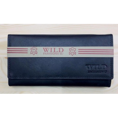 Wild Fashion4u dámská kožená velká černá MD 1756