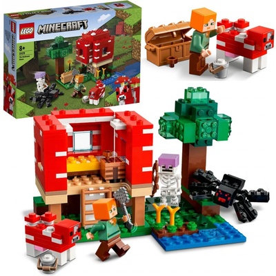 LEGO® Minecraft® 21179 Houbový domek – Zbozi.Blesk.cz LEGO® Minecraft® 21179 Houbový domek – Zbozi.Blesk.cz