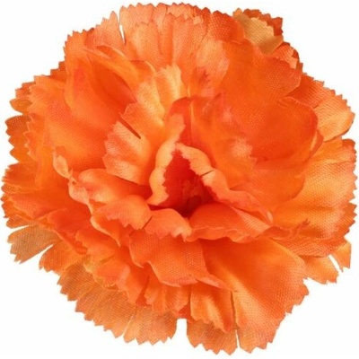 Umelý karafiát oranžový 9 cm