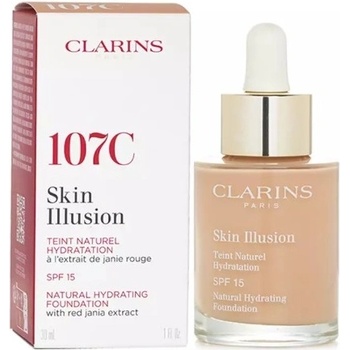 Clarins Hydratační make-up Skin Illusion SPF15 Natural Hydrating Foundation 107 Beige 30 ml