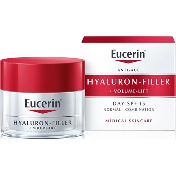 Eucerin Hyaluron-Filler + Volume-Lift Дневен крем за лице, SPF15, 50 ml