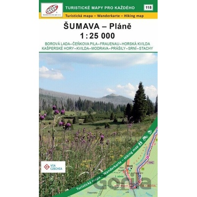 Šumava - Pláně 1:25 000 / 118 - Geodezie On Line