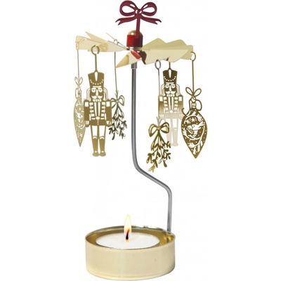 Pluto Design Rotujúci svietnik Noël Gold