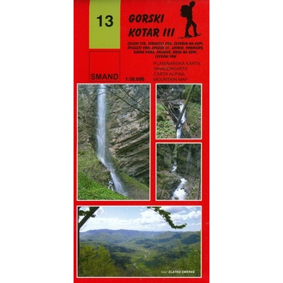 mapa Gorski Kotar III. 1:30 t.