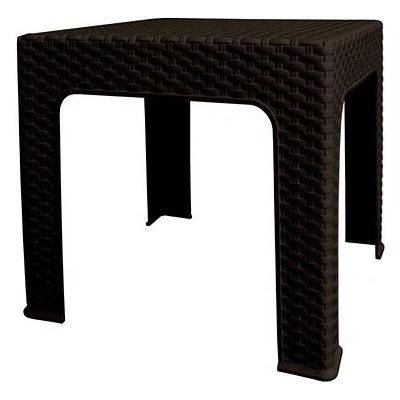 MEGA PLAST Stôl záhradný BISTRO, wenge 48 cm