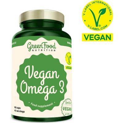 GreenFood Vegan Omega 3 90 kapslí